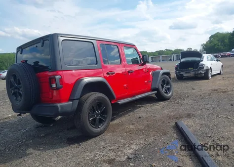 2020 Jeep Wrangler Unlimited Sport Altitude 4X4 from USA, damaged, VIN 1C4HJXDG5LW282721